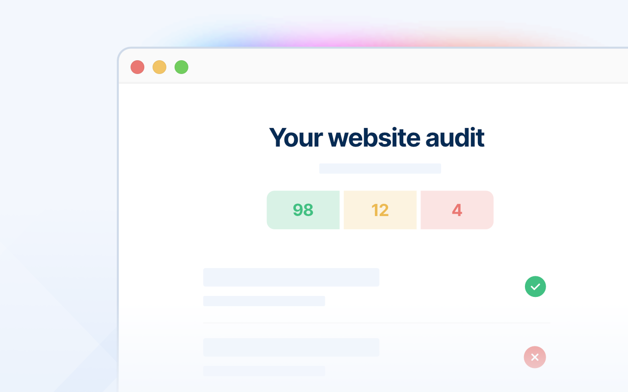 Web audits graphic